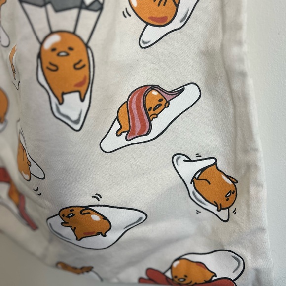 Sanrio Gudetama Yellow & Gold Tote Bag - Picture 2 of 5